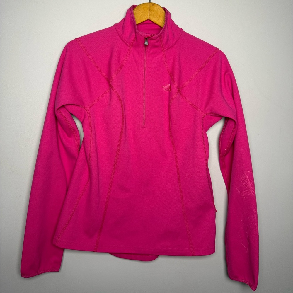 The North Face Pink Women's Quarter Zip Pullover | M